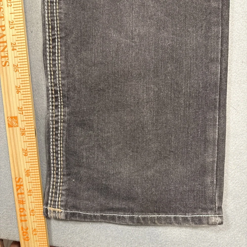 NWT TRUE RELIGION RICKY SN FLAP MENS 34x32 NWT CHLK GREY STYLE 108826